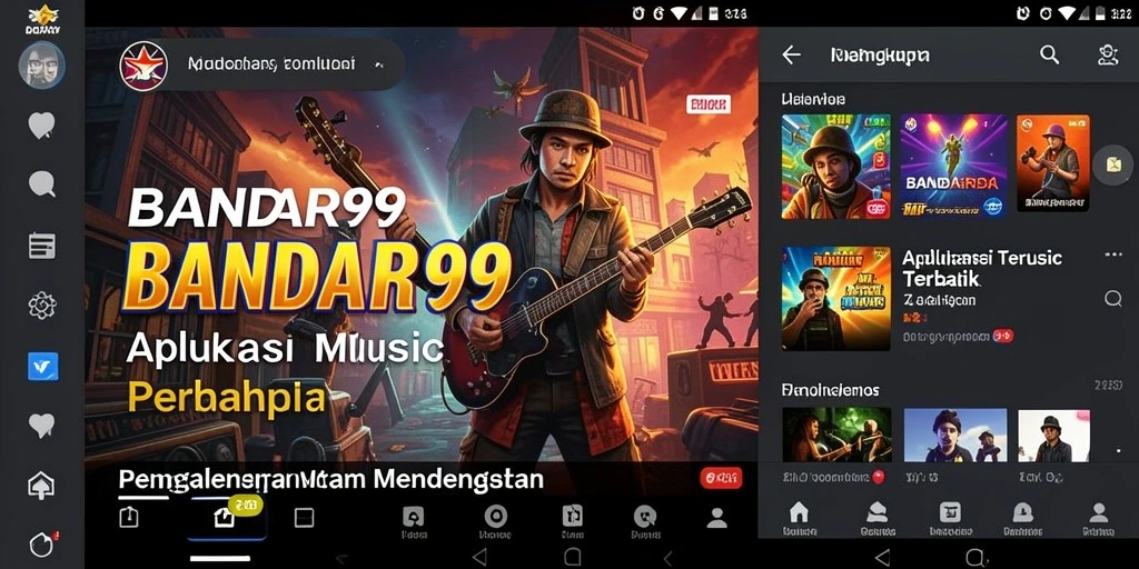 Tampilan gameplay BANDAR99 dengan pilihan lagu yang beragam.