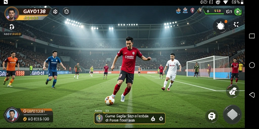 Tampilan menarik dalam pertandingan sepak bola di GAYO138.