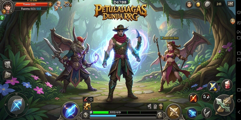 Tampilan gameplay RPG ID6788 yang mendebarkan dan penuh aksi.