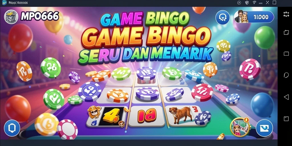 Tampilan gameplay seru dalam aplikasi Bingo MPO666.